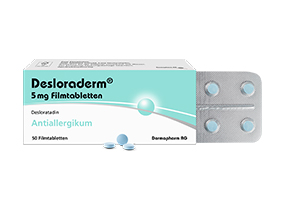 DESLORADERM 5 mg film-coated tablets, 50 pcs
