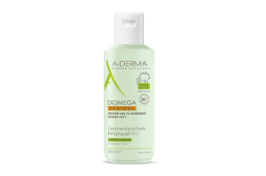 A-DERMA EXOMEGA CONTROL Cleansing Gel 2in1, 200 ml