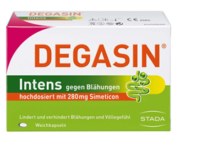 DEGASIN intensive 280 mg soft capsules, 32 pcs