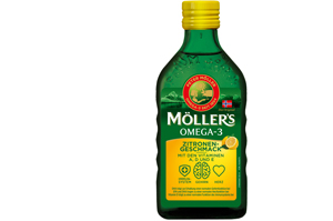 MÖLLER'S Omega-3 Lemon Flavour Oil, 250 ml