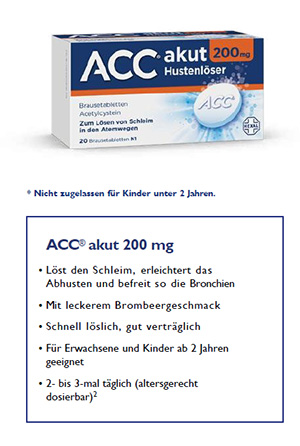 ACC acute 200 effervescent tablets, 20 pcs