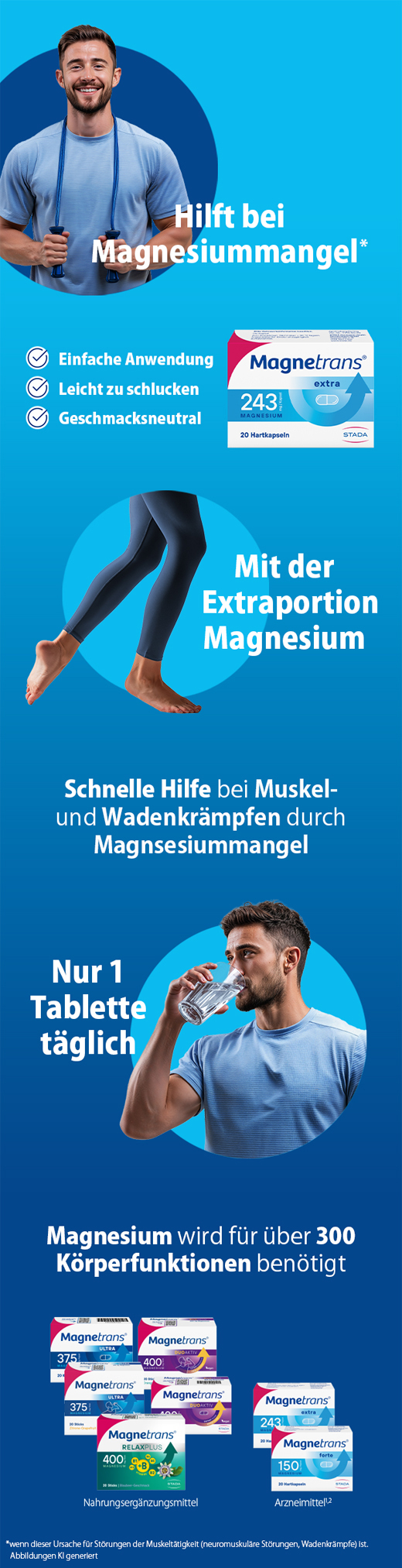 MAGNETRANS extra 243 mg hard capsules, 100 pcs