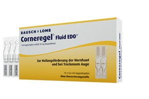 CORNEREGEL Fluid EDO Eye drops, 10X0.6 ml