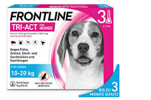 FRONTLINE Tri-Act Drop-on solution for dogs 10-20kg, 3 pcs