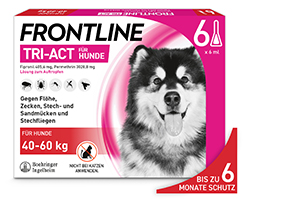 FRONTLINE Tri-Act Drop-on solution for dogs 40-60kg, 6 pcs