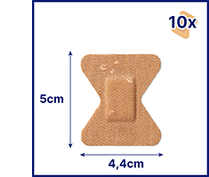 HANSAPLAST Elastic fingertip plaster strips, 10 pcs