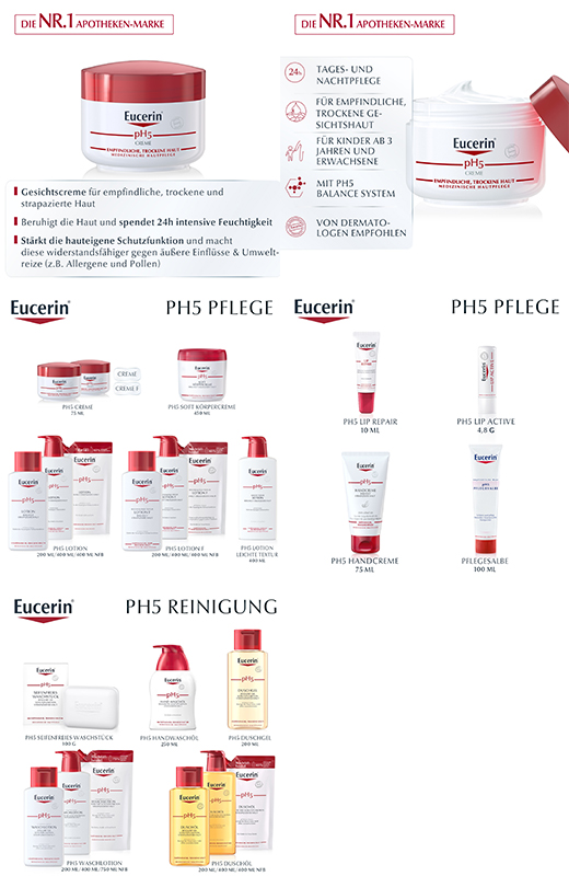 EUCERIN pH5 Cream Sensitive Skin, 75 ml