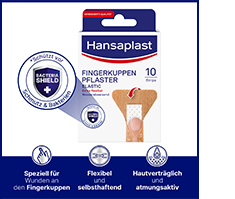 HANSAPLAST Elastic fingertip plaster strips, 10 pcs