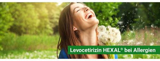 LEVOCETIRIZIN HEXAL for allergies 5 mg film-coated tablets, 100 pcs