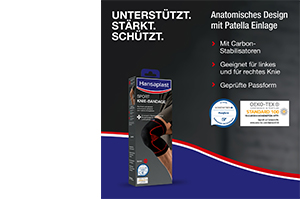 HANSAPLAST Sport knee bandage size M, 1 pc