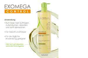 A-DERMA EXOMEGA CONTROL softening shower oil, 750 ml
