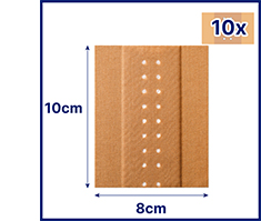 HANSAPLAST Classic plaster 8cm x1 m, 1 pc