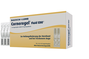 CORNEREGEL Fluid EDO Eye drops, 30X0.6 ml