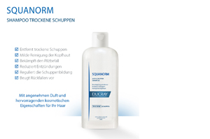 DUCRAY SQUANORM dry dandruff cure shampoo, 200 ml