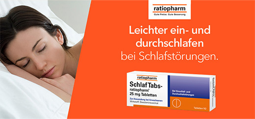 SCHLAF TABS-ratiopharm 25 mg tablets, 20 pcs