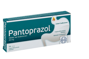 PANTOPRAZOL HEXAL b.Heartburn enteric-coated tablets, 7 pcs