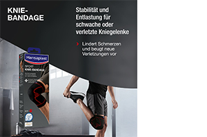 HANSAPLAST Sport knee bandage size M, 1 pc