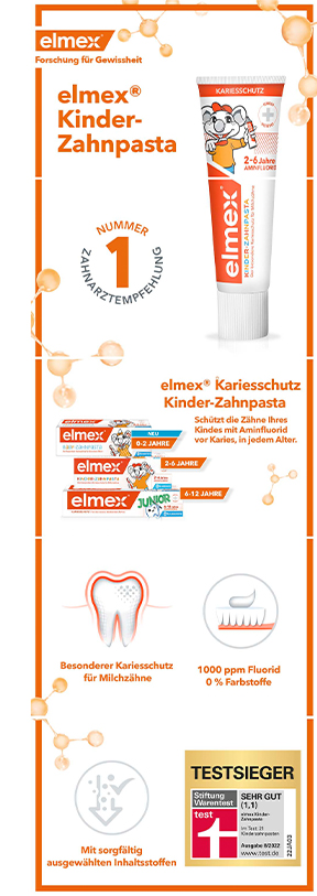ELMEX Children's toothpaste folding box, 50 ml