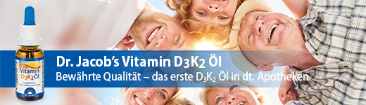 VITAMIN D3K2 oil Dr.Jacob's drops, 20 ml