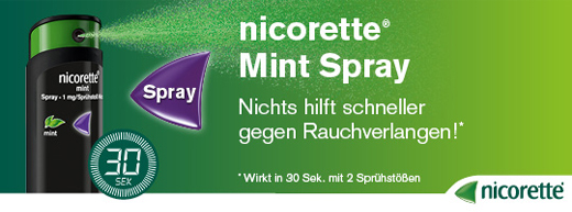 NICORETTE Mint Spray 1 mg/spray NFC, 2 pcs
