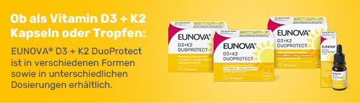EUNOVA DuoProtect D3+K2 4000 I.U./80 μg Capsules, 90 pcs
