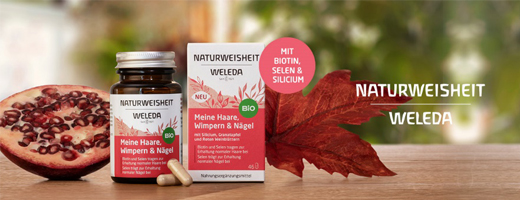 WELEDA Natural Wisdom My Hair Eyelashes&Nails Kps, 46 pcs
