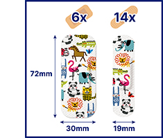 HANSAPLAST Sensitive children's plaster strips, 20 pcs