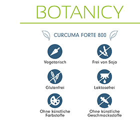 CURCUMA FORTE 800 with NovaSol Curcumin Capsules, 30 pcs