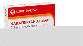 NARATRIPTAN AL acute 2.5 mg film-coated tablets, 2 pcs