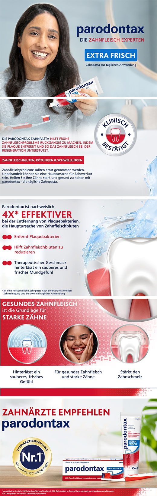 PARODONTAX extra fresh toothpaste, 75 ml