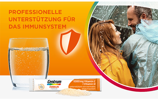 CENTRUM Focus Immune 1000 mg Vitamin C+D Sticks, 24 pcs