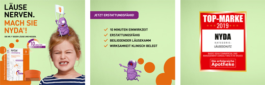 NYDA Lice spray, 2X50 ml