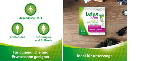 LEFAX intensive Lemon Fresh Micro Granul. 250 mg Sim. 20 pcs