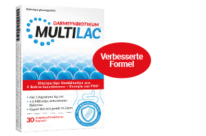 MULTILAC Intestinal Synbiotic enteric capsules, 30 pcs