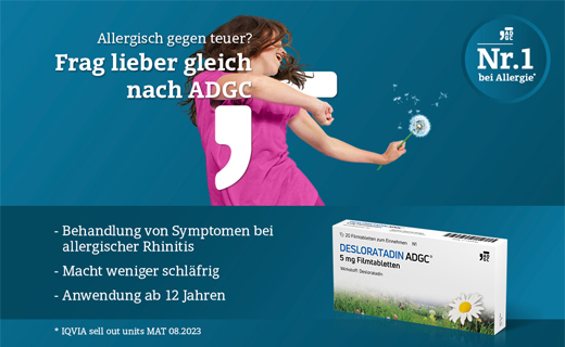 DESLORATADIN ADGC 5 mg film-coated tablets, 20 pcs