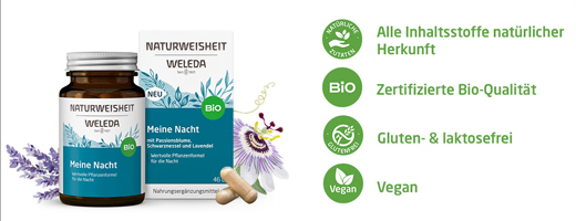 WELEDA Natural Wisdom My Night Capsules, 46 pcs