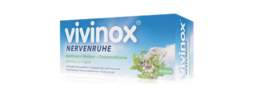 VIVINOX Nerve Rest Baldr.+Mel.+Passion.Calm.Drag., 100 pcs