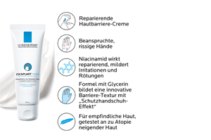 ROCHE-POSAY Cicaplast hand cream, 100 ml