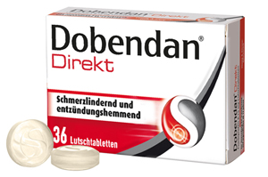 DOBENDAN Direct Flurbiprofen 8.75 mg lozenge, 36 pcs