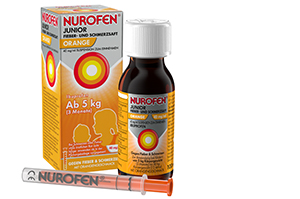 NUROFEN Junior Fever and Pain Juice Orange 40 mg/ml, 100 ml