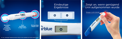 CLEARBLUE Pregnancy TripleCheck ultra-early, 3 pcs