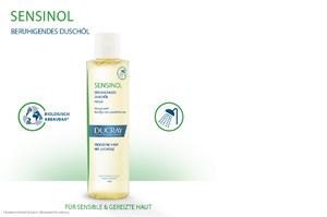 DUCRAY SENSINOL Cleansing oil/shower oil soothing, 200 ml