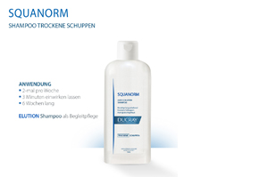 DUCRAY SQUANORM dry dandruff cure shampoo, 200 ml