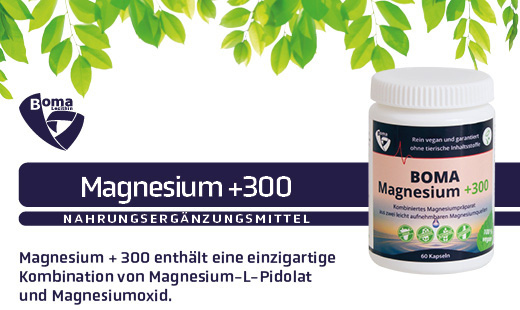 MAGNESIUM+300 capsules, 60 pcs