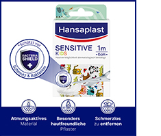 HANSAPLAST Sensitive children's plaster 6 cmx1 m, 1 pc