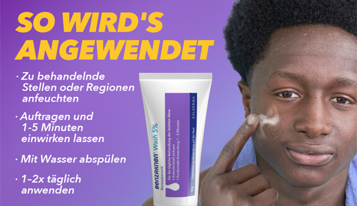 BENZAKNEN Wash 5% suspension, 50 g