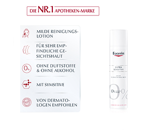 EUCERIN SEH UltraSensitive Cleansing Lotion, 100 ml