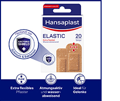 HANSAPLAST Elastic plaster strips, 20 pcs