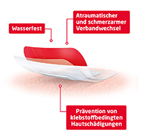 LEUKOMED T plus skin sensitive sterile 8x10 cm, 5 pcs