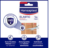 HANSAPLAST Elastic plaster 6 cmx1 m, 1 pc